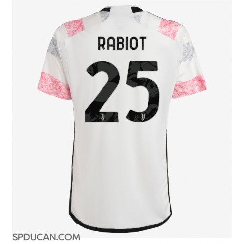 Muški Nogometni Dres Juventus Adrien Rabiot #25 Gostujuci 2023-24 Kratak Rukav